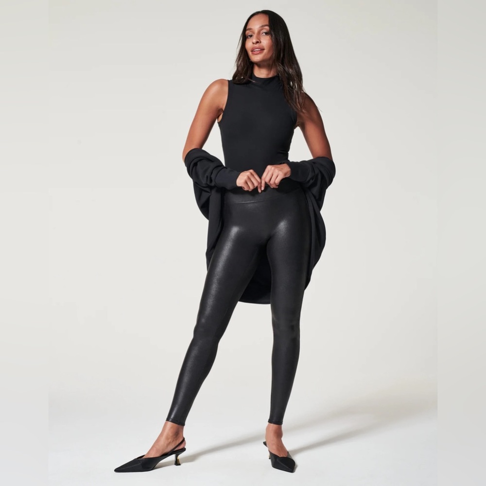 Spanx Faux Leather Leggings
